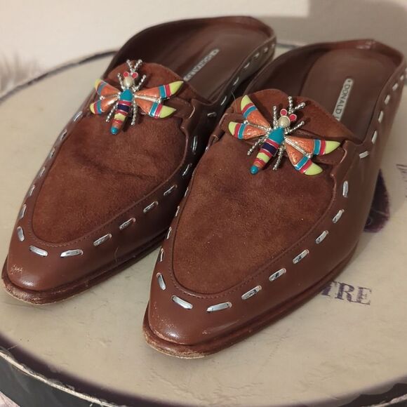 Donald Pliner Leather slip on shoes - Picture 2 of 9